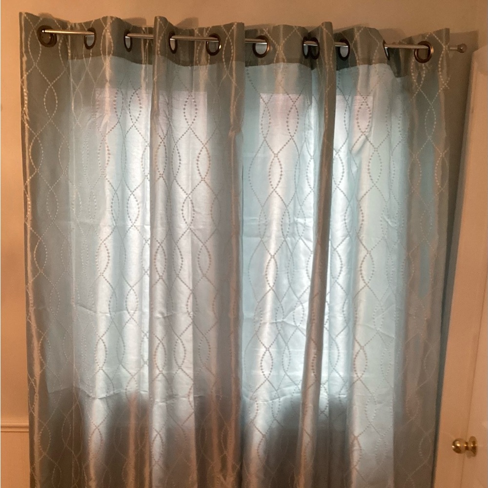 Curtains 2 panels Grommet top header 54” x 84”